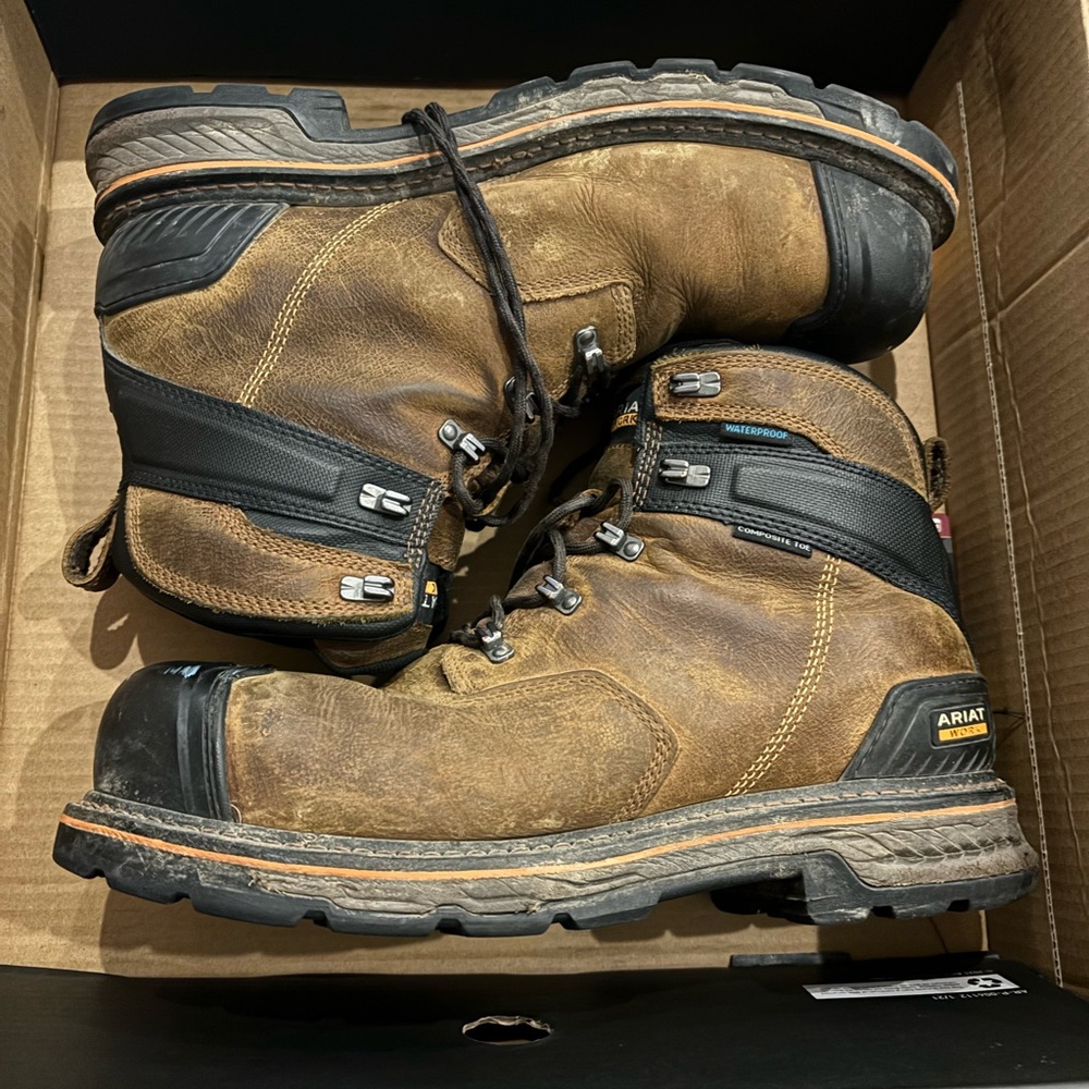 Ariat Brown and Black Rugged Boots